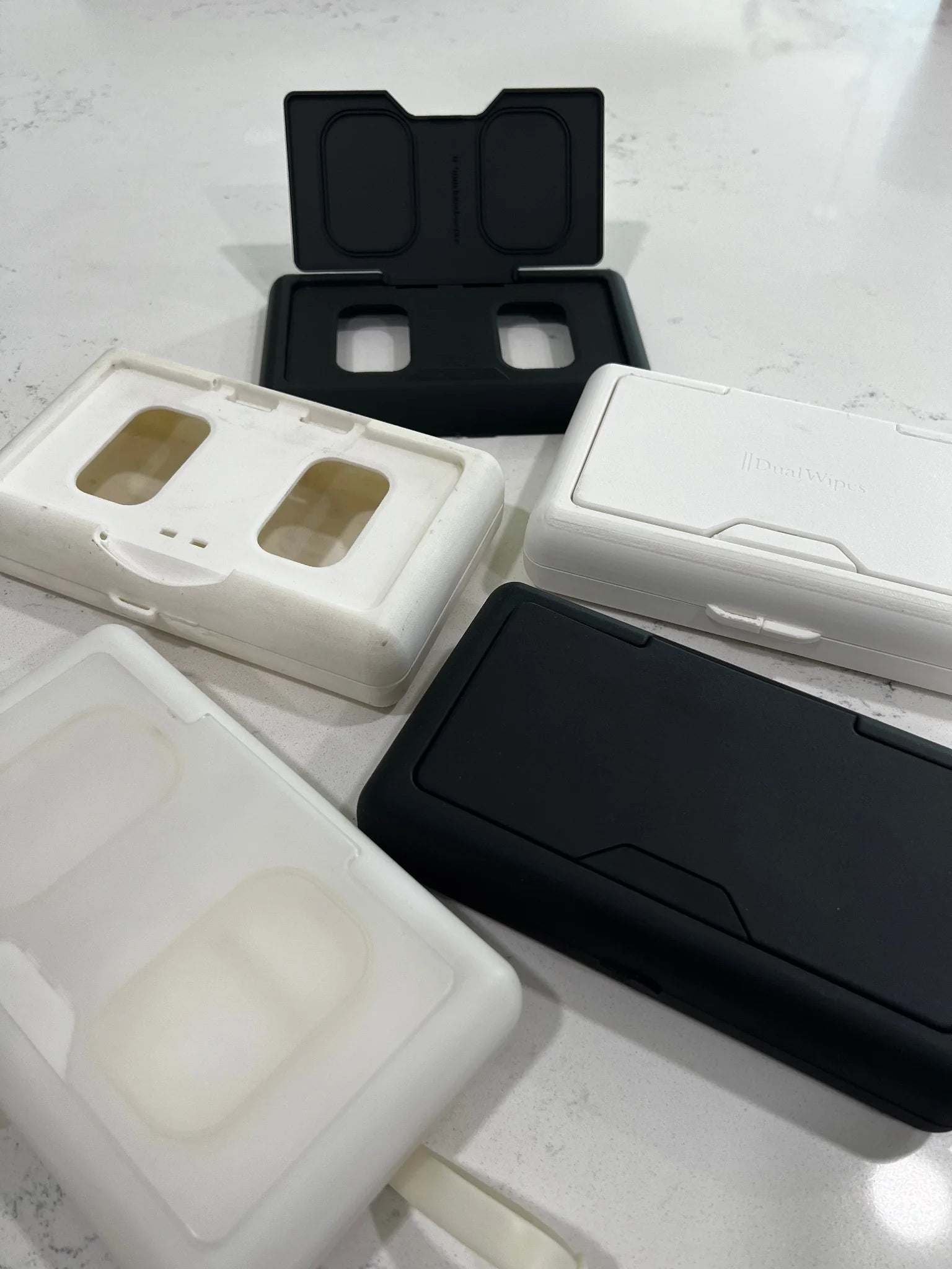 Wet wipe dispenser prototypes